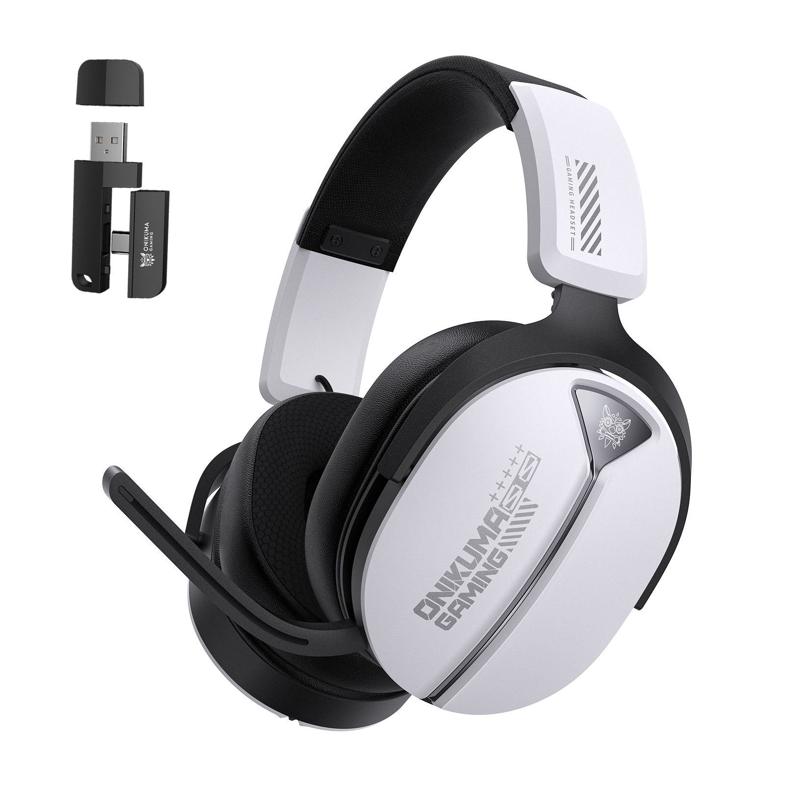 Hbf7443cf03fd498c8e20c025a21e4f27F.jpg ONIKUMA GT887 Wireless Headset - Image 1